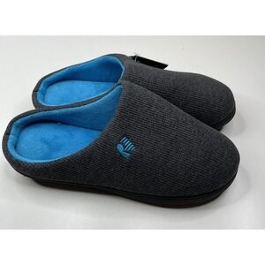 NEW Rockdove Slippers Size Large Men’s Gray Blue